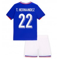 Francuska Theo Hernandez #22 Domaci Dres za djecu EP 2024 Kratak Rukav (+ Kratke hlače)